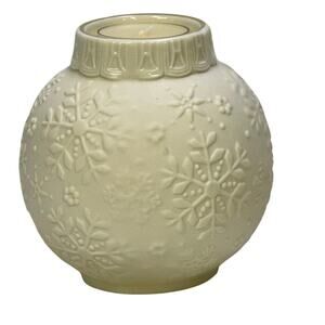 Lenox 'Ornamental Glow' Porcelain Snowflake Votive 4" Holiday Tea Light Holder
